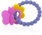 Nuby Chewy Charms Silicone Teethers - 100% Silicone, 3M+ image number null