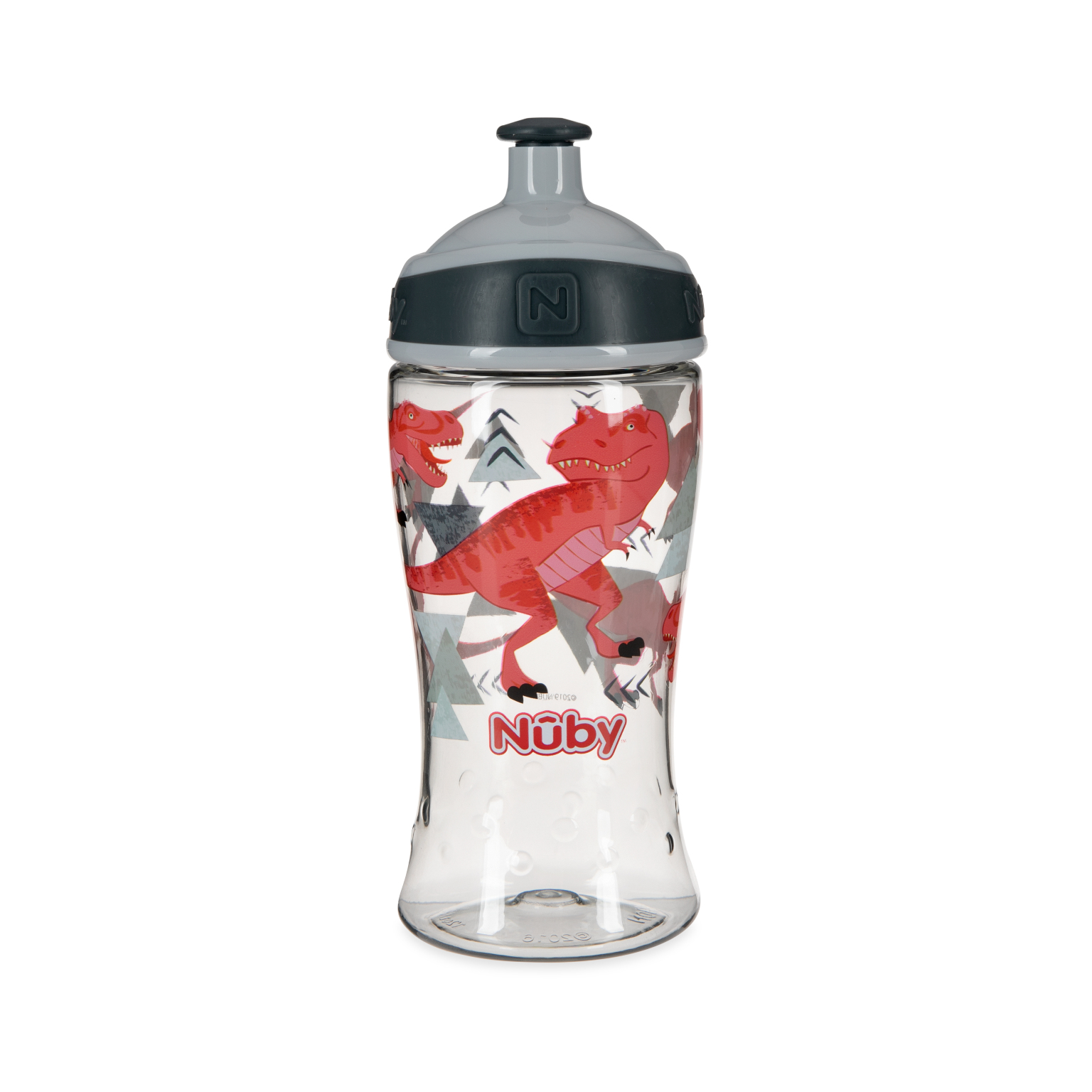 Nuby Pop Up Water Bottles - Assorted Prints, 12 oz