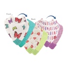 Nuby Muslin Bibs with Teether - 3 Pack image number null