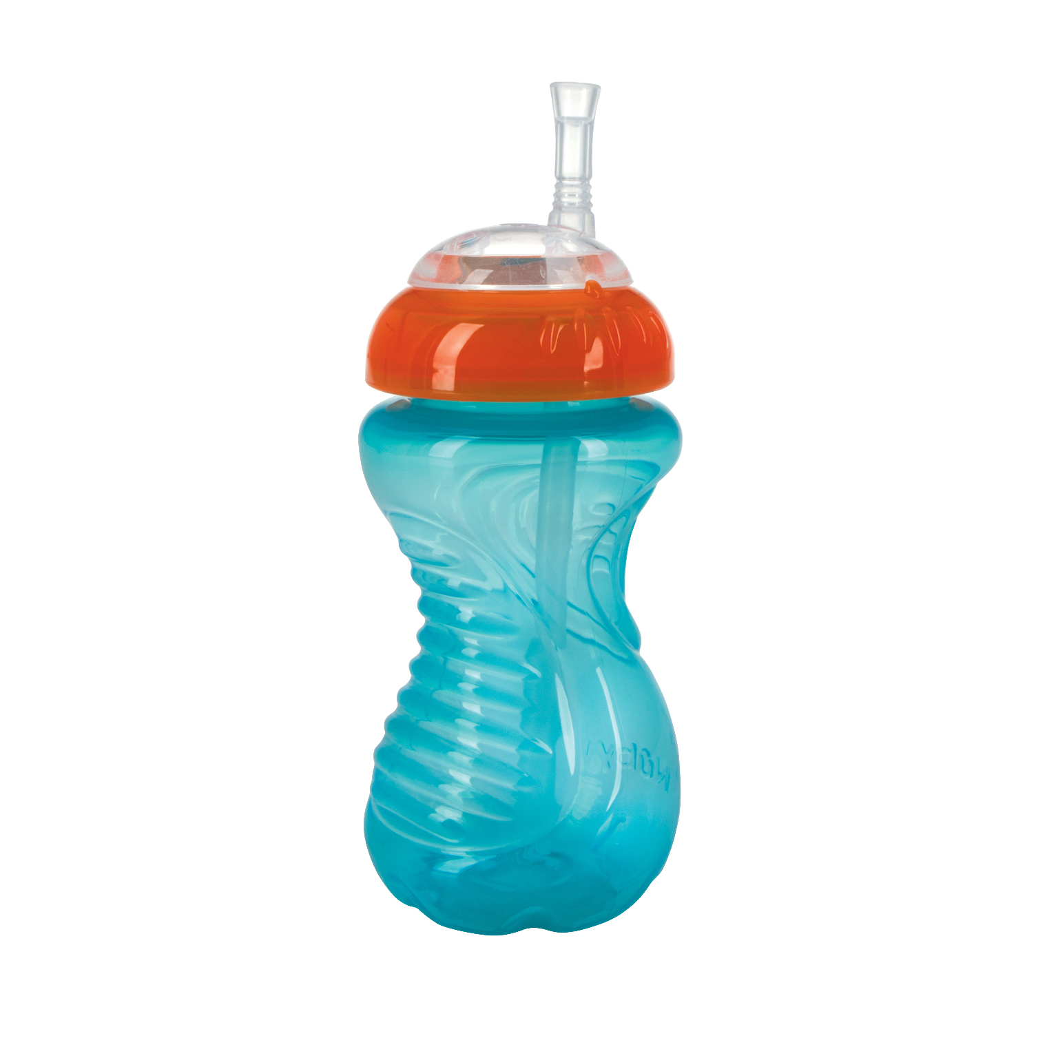 Nuby No Spill Flexi Straw 10 OZ Cup, Assorted Colors, Each