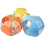 Glitter Stripe Beach Ball - Assorted Colors
