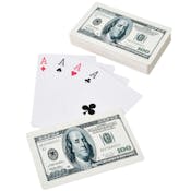 $100 Art Printed Playing Cards