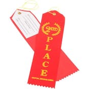 2nd Place Ribbons - Red