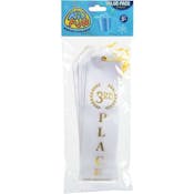 3rd Place Ribbons - White