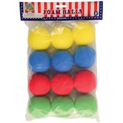 Foam Carnival Balls - Assorted Colors