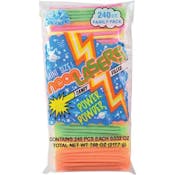 Mini Neon Lasers Powder Candy - 240 Pack