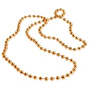 Metallic Bead Necklaces - Orange