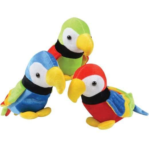 Wholesale 5 Baby Parrot Plush Toys - Ages 3+, 5 - DollarDays