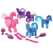 Toy Ponies & Comb Sets - Assorted