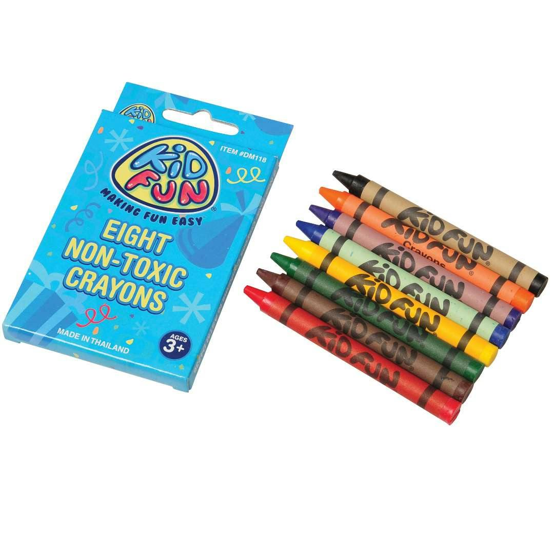Bulk Crayola Crayons - 8 Count, Nontoxic, Long-lasting - DollarDays