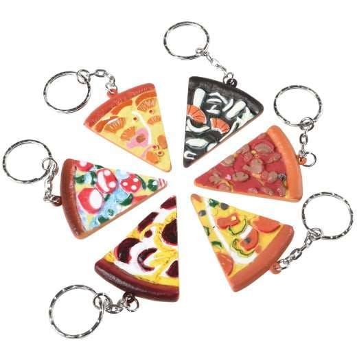 Pizza Keychains - Assorted