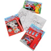 Mini Firefighter Coloring Books - Assorted