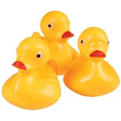 Floating Rubber Ducks - Yellow, 3"
