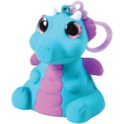 Glitter Squishy Dragon Keychains
