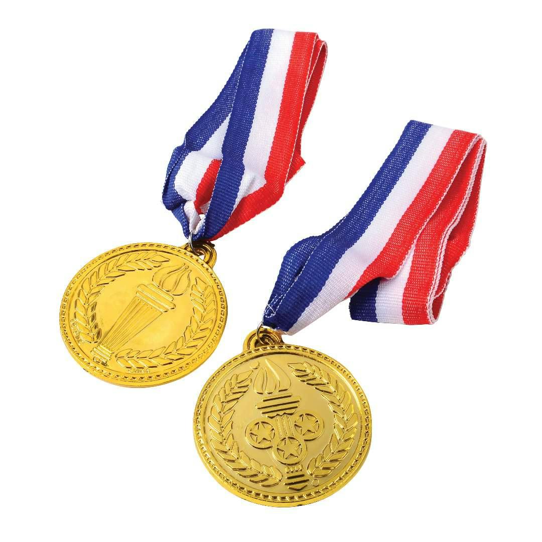Plastic Gold Medals - 1.5"