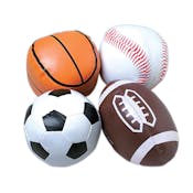 Foam Sports Balls - Assorted, 4.5"