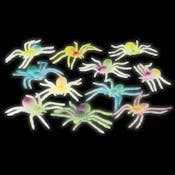 Glow in the Dark Toy Spiders - Assorted