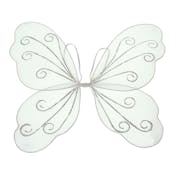 Glitter Butterfly Wings - White