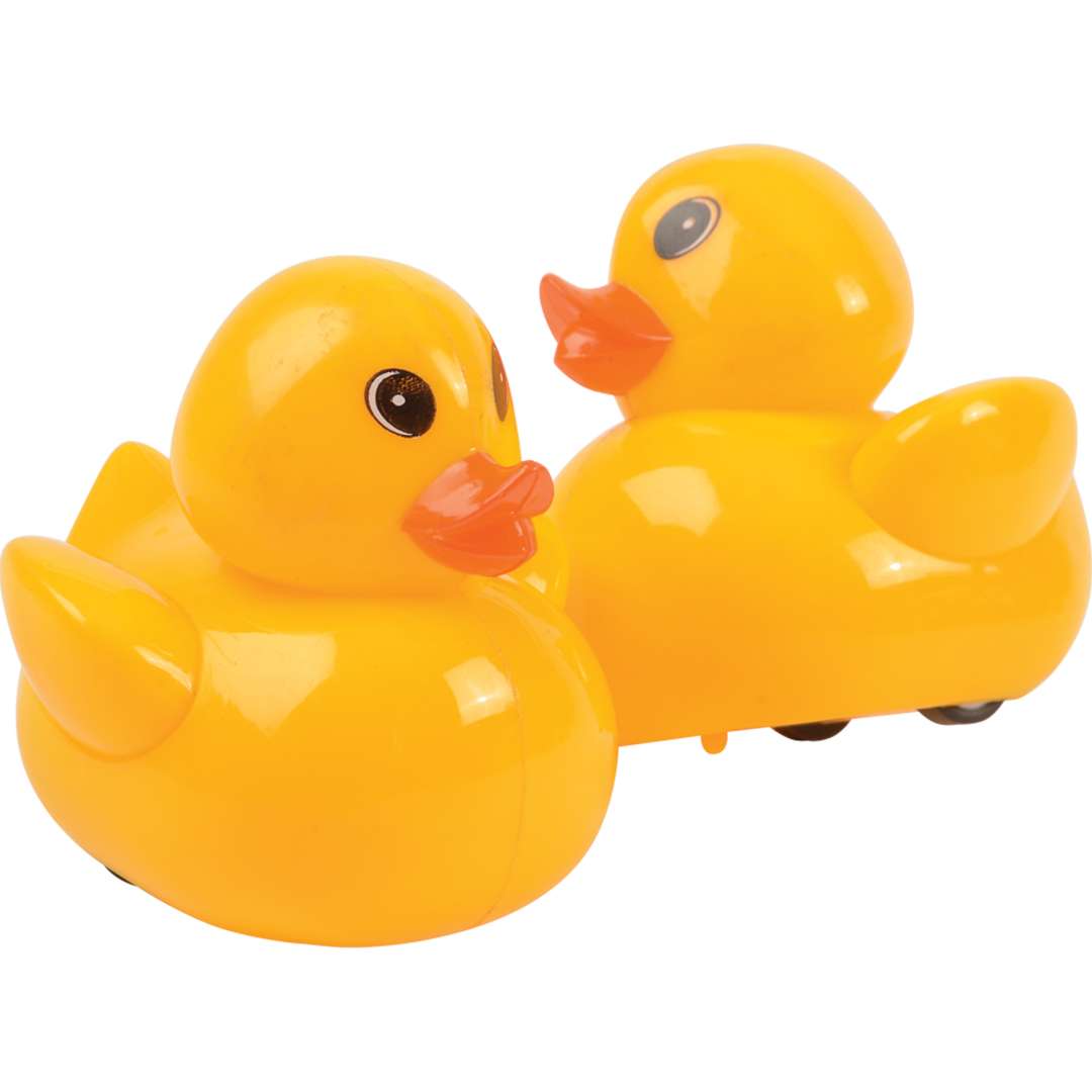Pull Back Yellow Ducks