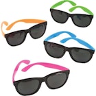 Neon Rubber Sunglasses - Assorted image number null