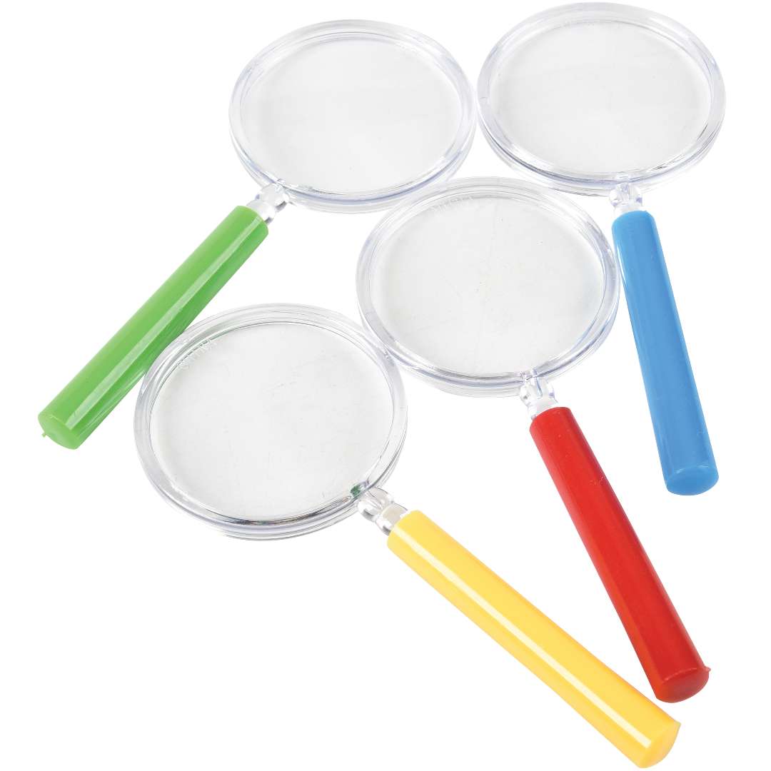 Toy Magnifying Glasses - 12 Pack, Assorted Colors