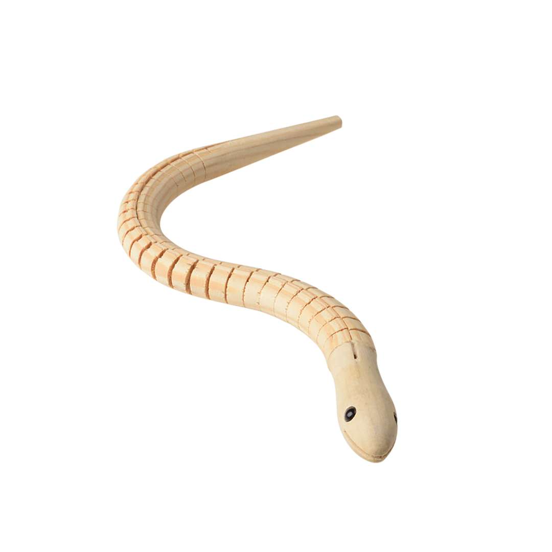 Pet Supplies : 4 Large 20 Inch Wiggling Wooden Play Snake / Toy Wood Snakes  