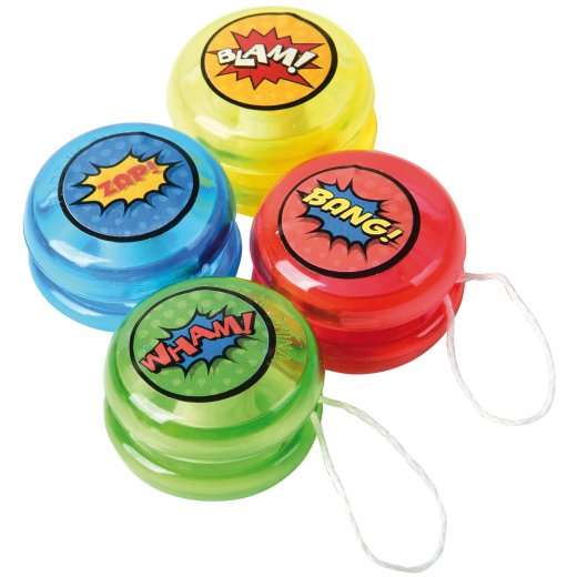 Comic Yo-Yos - Assorted, 324 Count