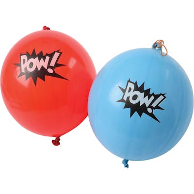 Superhero Punch Balloons - Assorted