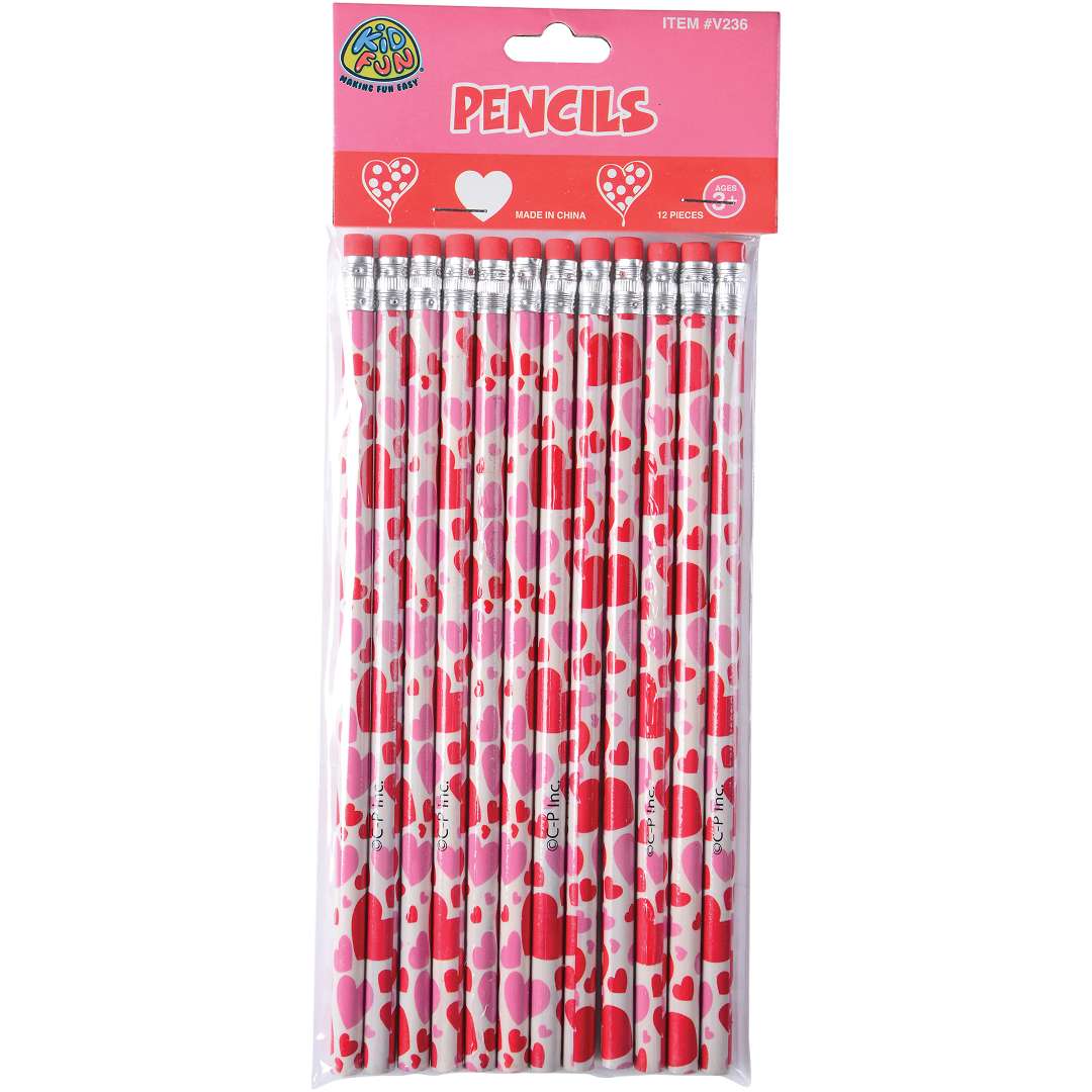 Valentine Pencils 