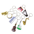Musical Instrument Keychains - 4" image number null