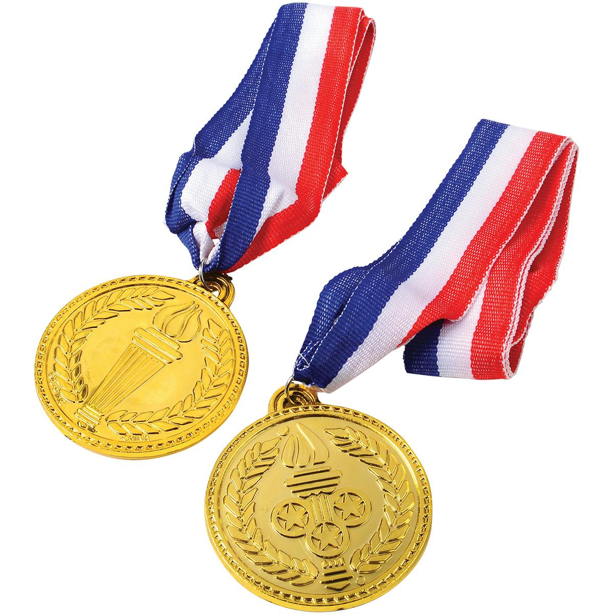 Wholesale Olympic Style Plastic Gold Medals (SKU 1776592) DollarDays