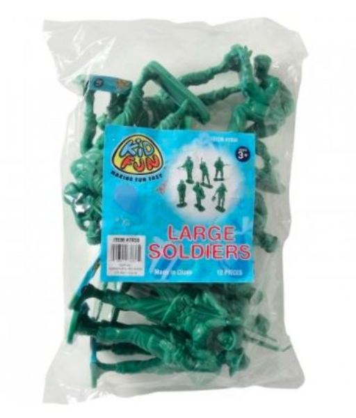 Wholesale Large Toy Soldiers, 12 per Bag DollarDays