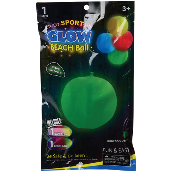 glow beach balls