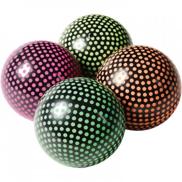 Wholesale Neon Polka Dot Pvc Balls/5 In DollarDays