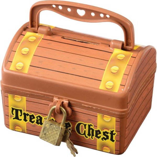 US Toy US Toy Dozen Mini Pirate Gold Treasure Chests