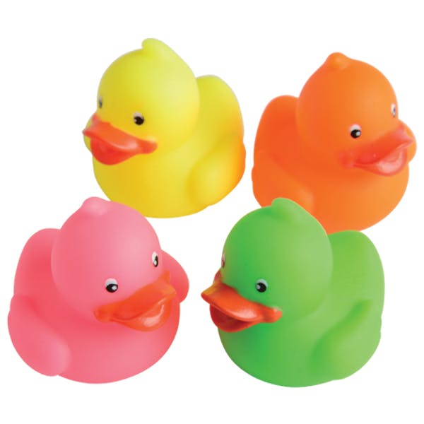 Wholesale Neon Rubber Ducks (SKU 1904276) DollarDays