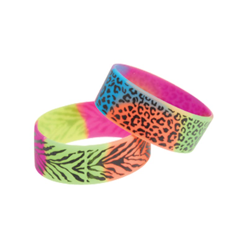 Rainbow Animal Print Bracelets