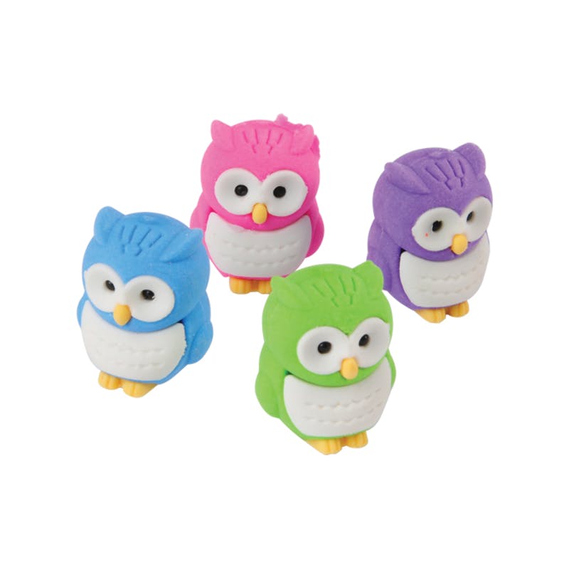 Erasers in Bulk - 288 Count  4 Owl Styles