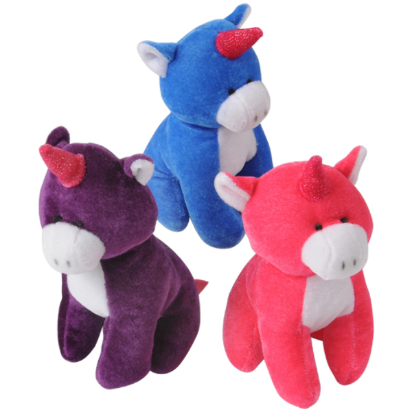 sitting unicorn plush