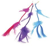 Neon Feather Hair Clips - Assorted
