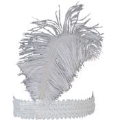 Feather Head Bands - White