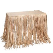 Raffia Table Skirts