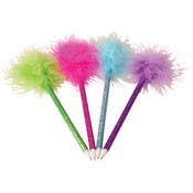 Feather Ballpoint Pens - Assorted