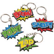 Superhero Keychains - Assorted