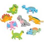 Dino Erasers, Assorted