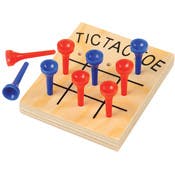 Wood Tic-Tac-Toe Games