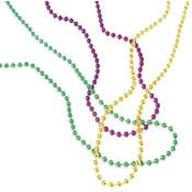Mardi Gras Bead Necklaces - Assorted