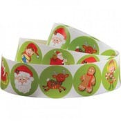 Christmas Sticker Rolls, 100 Count