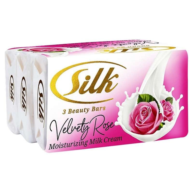 Silk Beauty Bar Soap - 3 Pack, Velvety Rose