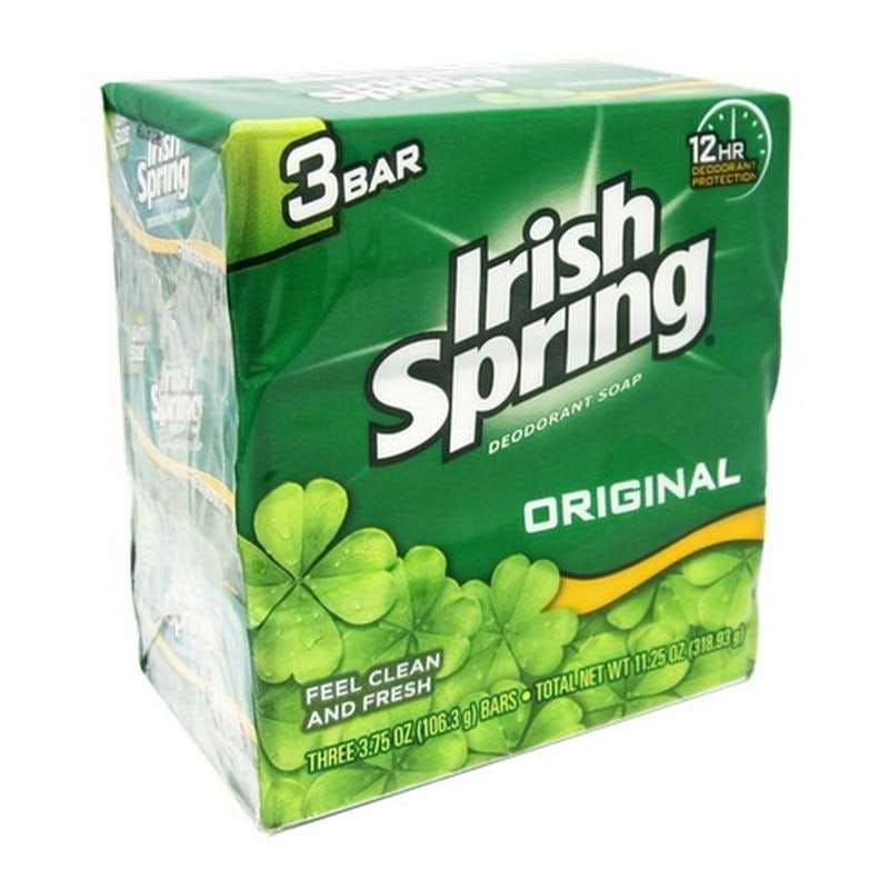 Irish Spring Bar Soaps - 3 Pack, Deodorant